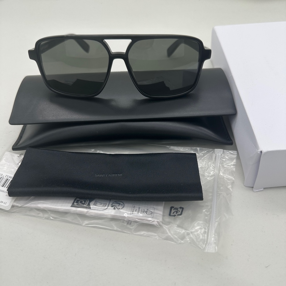 Saint Laurent Black Sunglasses